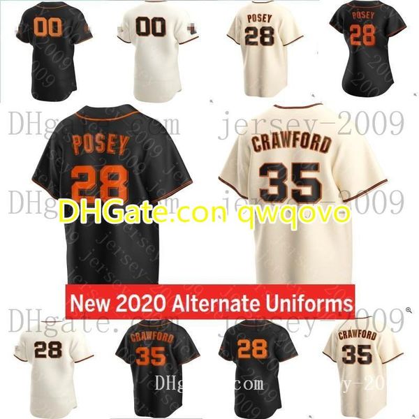 

san francisco 2020 giants buster posey baseball jersey brandon crawford kevin pillar yastrzemski longoria belt jersey men women youth 033, Blue;black