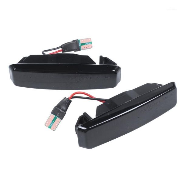 

2pcs dynamic led marker light car fender side yellow flowing sequential turn signal light for e39 car tuning supplies1