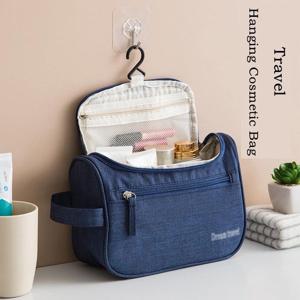 

cosmetic bags & cases men travel business wash bag toiletry organizer make up box hanging beauty vanity pouch bathroom storage