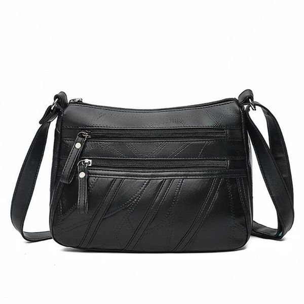 

ladies messenger bag ladies one shoulder messenger bag small leather handbag black