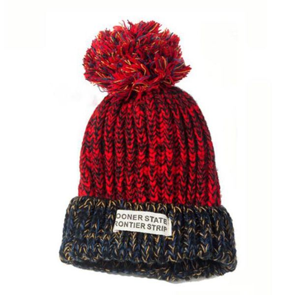 

beanie/skull caps casual women solid cotton cover head thickened warm woollen hat colors skullies beanies hats, Blue;gray