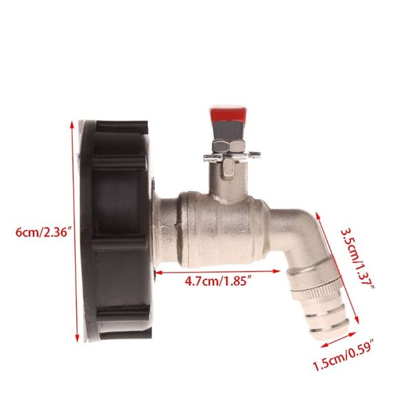 

ibc tote tain piant cars strapter adapter 2.36 грубая нить до 3 4 латунного шлангового крана клапана f sqcwac bbgargddon