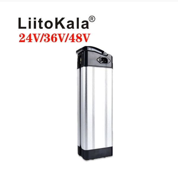 

liitokala 24v 36v 48v 12ah 15ah 20ah серебряный серебряный серебряный ион 36v 48v серебряная батарея в нижней части рыбы