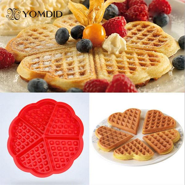 

waffles take flush сердце и квадратная 4-полости средства шоколадных кастрюлейных инструментов кухонные аксессуары вафли торт wmtoxi
