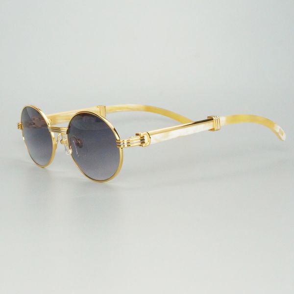 

male designer oval in female fashion sunglasses carter clear white horn eyewear retro round transparent sun gaffes cabm, White;black