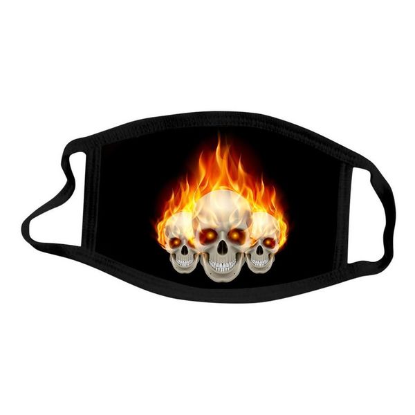 

взрослый хэллоуин тыквенная головка печать дышащая защитная моющаяся моющаяся маска раскола многоразовый открытый пыленепроницаемый защитная