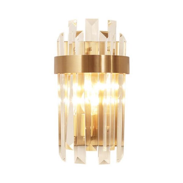 

wall lamp single light led sconces lighting ac90-260v bedroom gold crystal