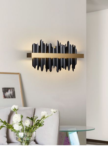 

new modern led wall sconce light gold/black bedroom living room wall lamps luxury home decor bedroom light fixtures