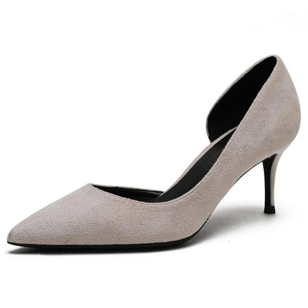 

dress shoes spring autumn women pumps white silver high heels fashion pointed toe wedding party footwear n00461, Black