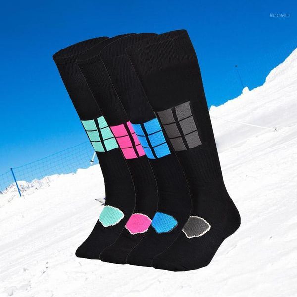 

sports socks climbing sock warm long thickened sport for outdoor cycling skiing pack lot1, Black