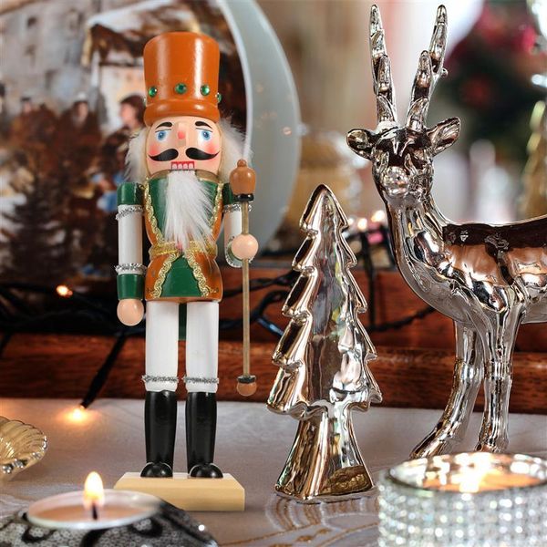 

wooden walnut soldier nutcracker puppet soldier toys home decor ornament