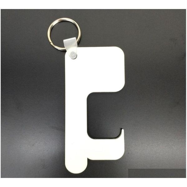 

sublimation keychain non-contact door handle keychain heat transfer printing keychain customize fr qylxkw mj_bag