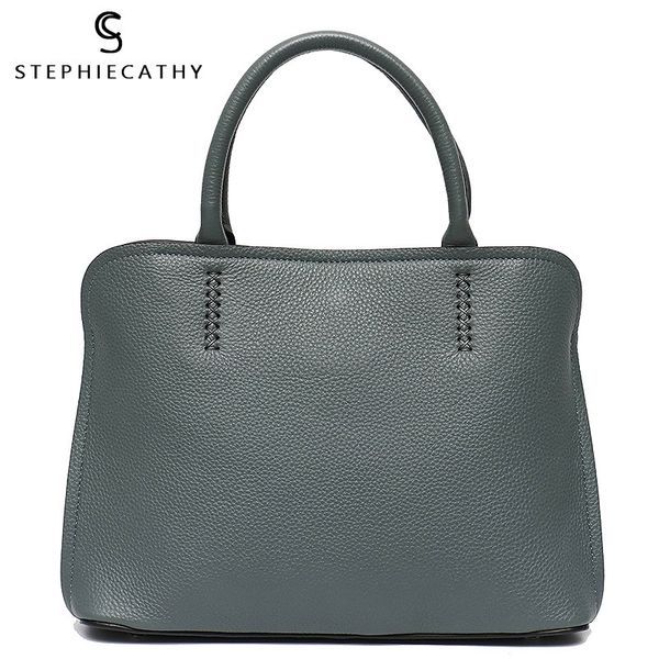 

sc fashion brand leather tote for women elegant handle bucket shoulder bags ladies genuine leather crossbody handbags purses c0121