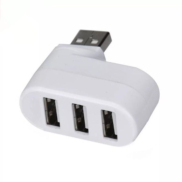 

3-port usb 2.0 hub rotate splitter extension dock usb hub for pc notebook fku66