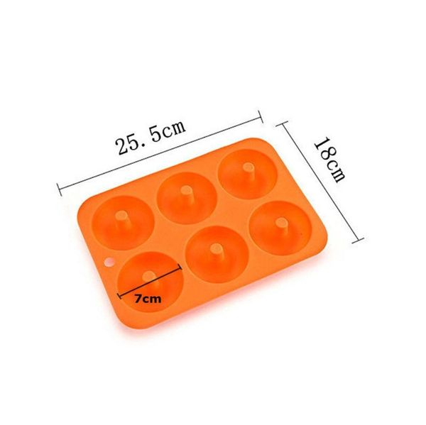 

6 grids diy cake mold silicone cupcake baking moulds bakeware pan tray mould home mini muffin pastry tools 6 wmtbgu