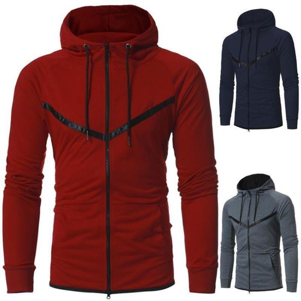 

sweater with zipper design men's, Gray