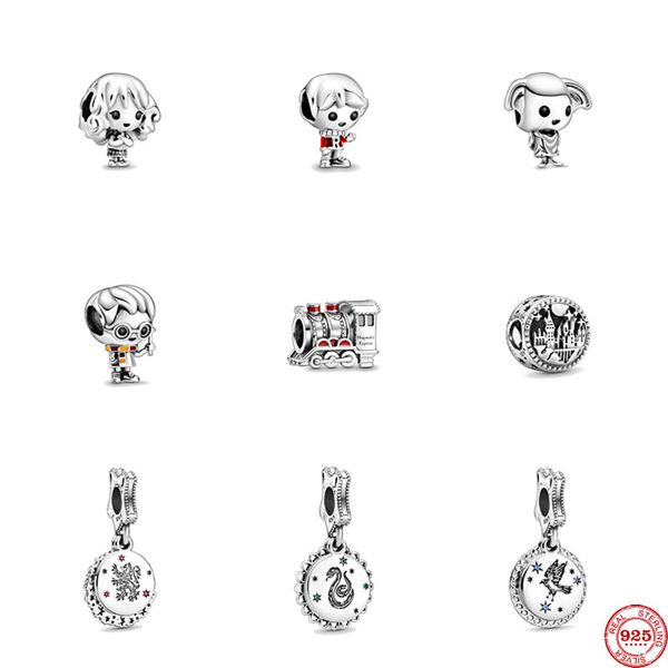 

бесплатная доставка европейская девушка мальчик птица поезд поделки из бисера подходят европейские прелести серебра 925 браслет ювелирных из, Black