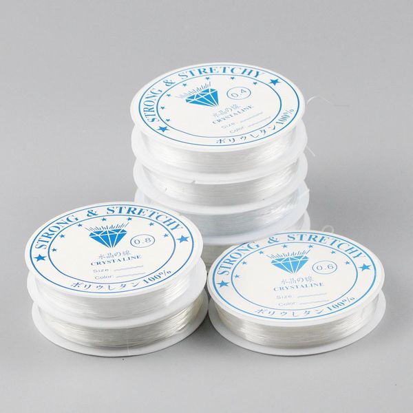 

jhnby strong прозрачный кристалл упругие tretch бисероплетение веревка шнур thread строка для diy браслет ожерелье изготовление ювелирных из