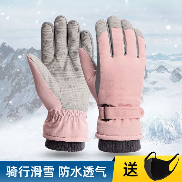 

men's women's warm and cotton padded gloves in winter