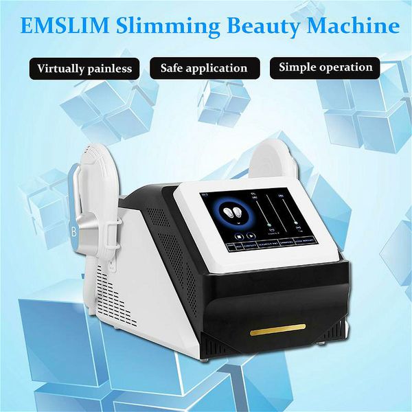 

2020 high qulaity em sculpt emslim hi-emt machine ems muscle stimulatior electromagnetic fat reduce shaping hiemt sculpt beauty equ#002, Black;white