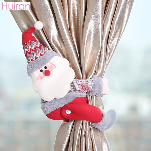 

christmas merry windows santa curtain decor claus elk christmas decor for home gifts navidad 2019 happy new year 2020 k4ly#