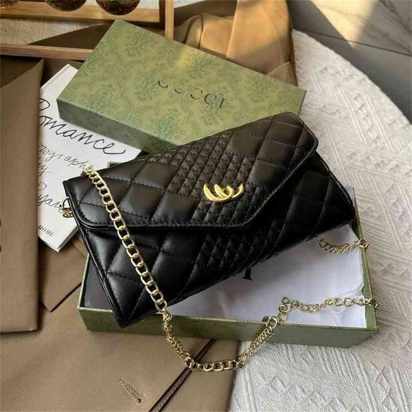 

designer sale 2022 new lingge bag women's fashion small square chain simple shoulder