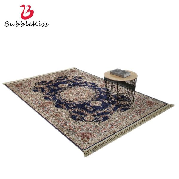 

bubble kiss carpets for living room european style light luxury retro printing long carpet tassel design area rug for bedroom