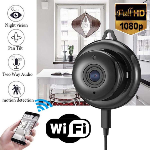 

wireless wifi camera monitor 360 - degree panoramic indoor hd mini night vision even remote family small mini no network camera