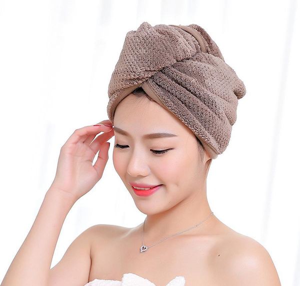 

magic microfiber hair fast drying dryer towel bath wrap hat quick shower cap turban towel d jllajh xmh_home