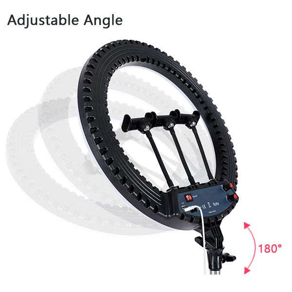 

6 inch professional live beauty ringlight pgraphy tiktok makeup deskmobile phone holder fill led ring light with stand