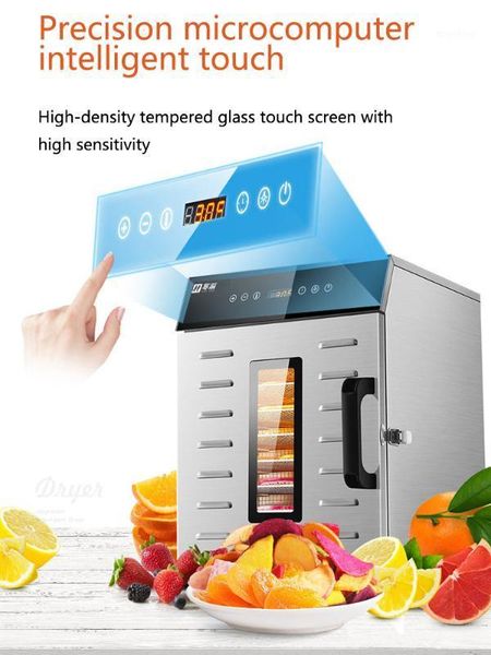 

dehydrators 8layer commercial multifunctional dried fruit machine household dryer and vegetable soluble bean air 400w1
