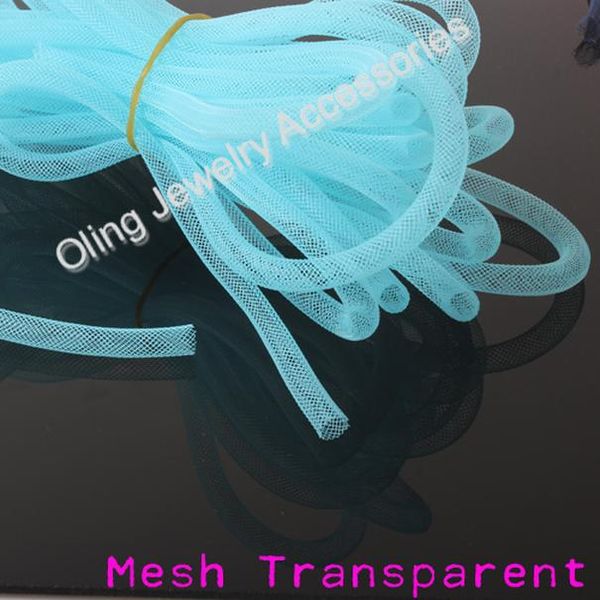 

olingart dia 4mm/8mm 10m/lot wholesale colorful mesh bracelet jewelry diy fitting with crystal stones filled necklace choker bbyjao sweet07