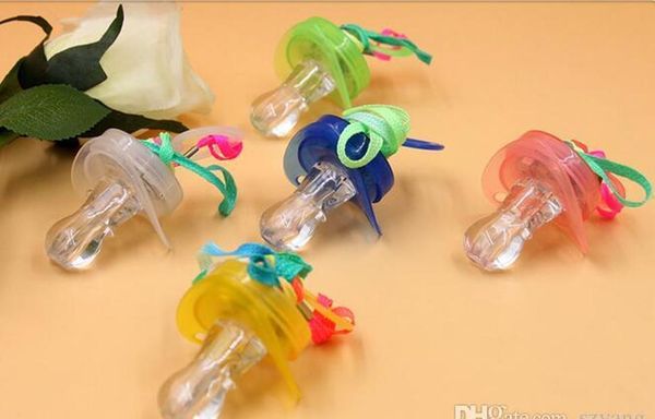 

dhl 500pcs led flashing pacifier whistle party supplies fun toy survival tool fla wmtejh dh_garden