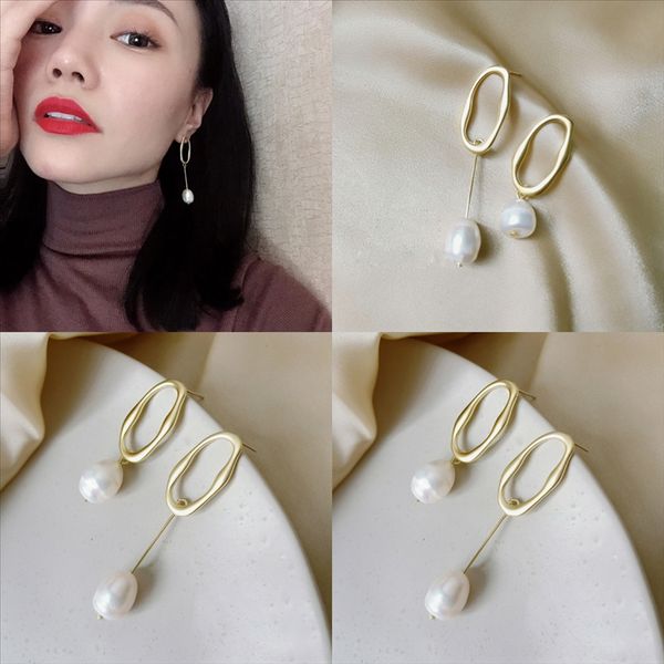 

y2lh elephant designer geometry of the new earring circle earrings for women fashion bling earring stud bling silver needle, Golden