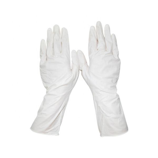 

nitrile latex cleaning blue white powder disposable gloves