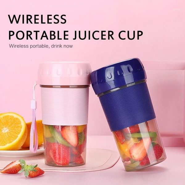 

juicers wireless portable mini juicer 300ml multi-functional electric usb charging smoothie machine blender processor1