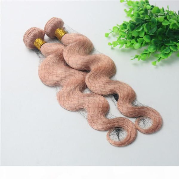 

hot pink красочные человеческих волос пучки розовое золото бразильский объемная волна remy розовый волос пучки для лета оптовая, Black