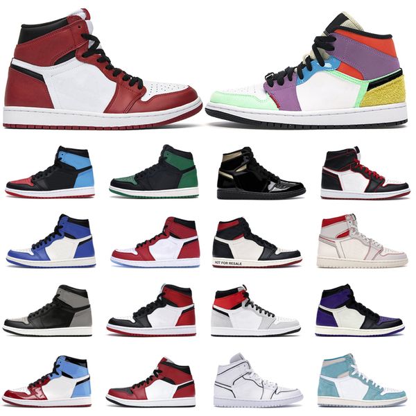 

new arrival high 1 1s nc to chi midnight navy game royal mens basketball shoes obsidian south beach women sports trainers sneakers shoes