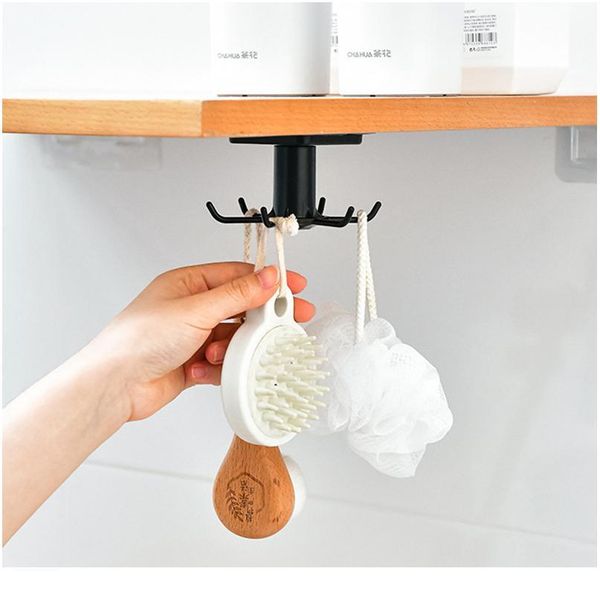 

kitchen hook organizer cupboard storage cabinet shelf bathroom hanger wall dish drying rack holder for lid cooking acc jllmya