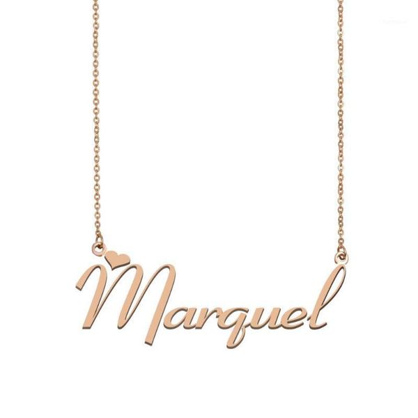 

marquel name necklace , custom name necklace for women girls friends birthday wedding christmas mother days gift1, Silver