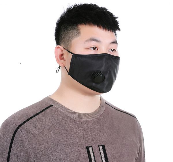

layer protective face mask anti-dust pm 2.5 5 mask with breathing valve adults reusable cotton comfortable thi