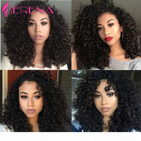 

8a wet and wavy virgin hairs bridal folwers human hair weave 1b natural color curly malaysian hair bundles kinky curly hairs deep wave, Black