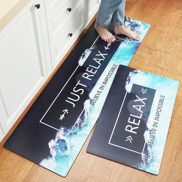 

carpets anti slip pvc leather kitchen mat soft bedroom rugs bath floor mats anti-fatigue modern nordic home decor doormat