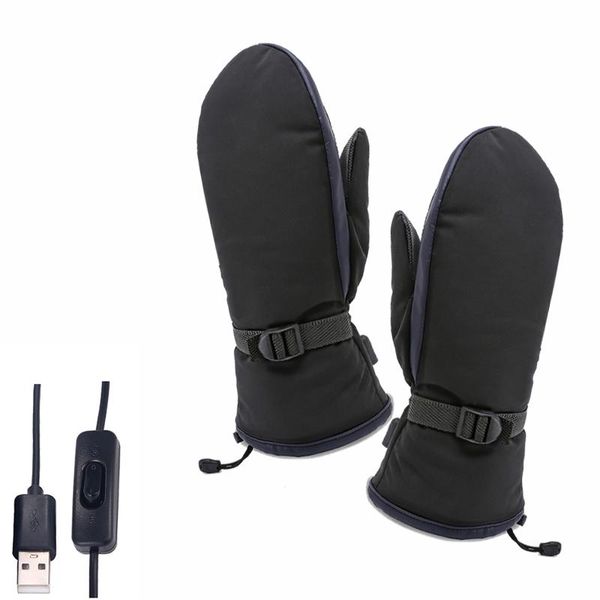 

ski gloves heated usb rechargeable warm hands warmer for winter cycling riding motorcycles bicycles skiing fishing hiking