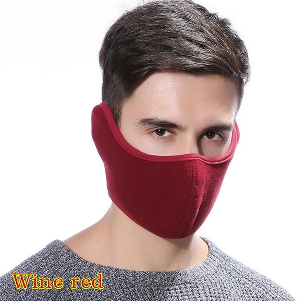 

ear muffs adisputent 2 in 1 mouth muffle cotton earmuffs masks winter fashion men women outdoor warm windproof half mask, Blue;gray