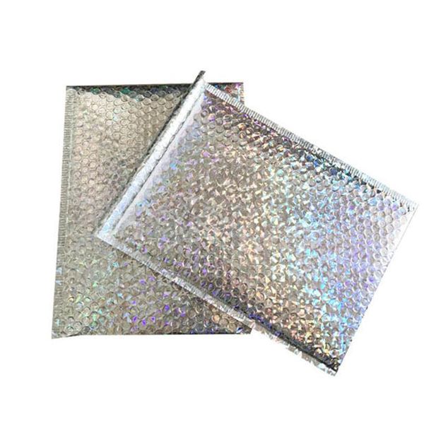 

50pcs cd/cvd packaging shipping bubble mailers gold paper padded envelopes gift bag bubble mailing envelope bag 15* jlltev