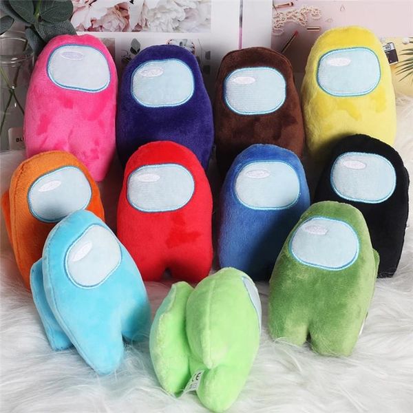 

12 colors small soft plush among us game toy 10cm cute stuffed doll kid playmate toys christmas gifts