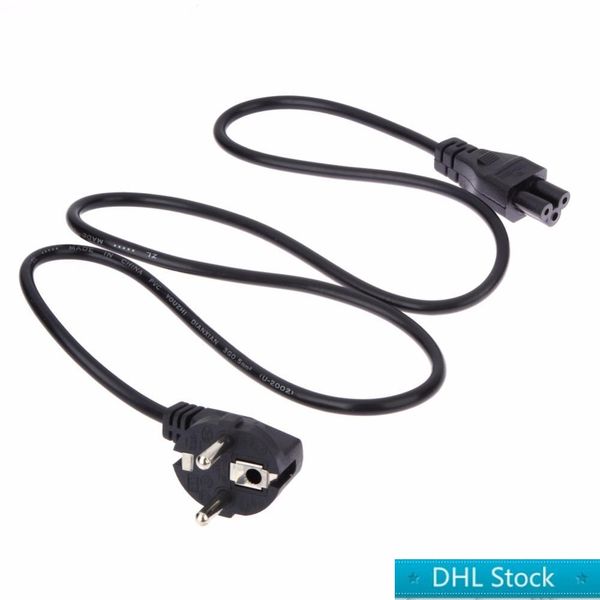 

dhl 1m eu 3 prong 2 pin ac lappower cord adapter cable black