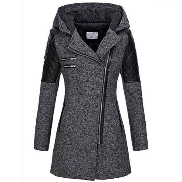 

women's down & parkas 2021 female women winter coat thickening cotton jacket womens black faux fur outwear for