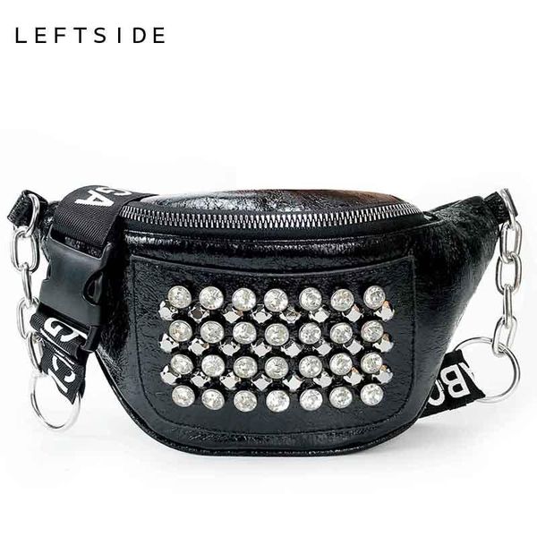 

female leather wholesale pu designer pack funny women waist bag fanny packs lady rivet belt bags women's chain chest handbag a9rka qynf